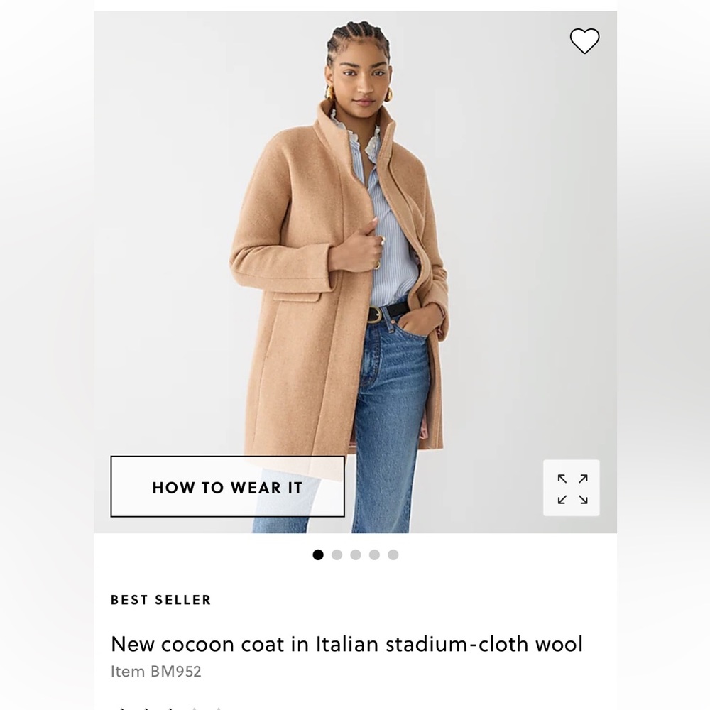 J.Crew cocoon coat